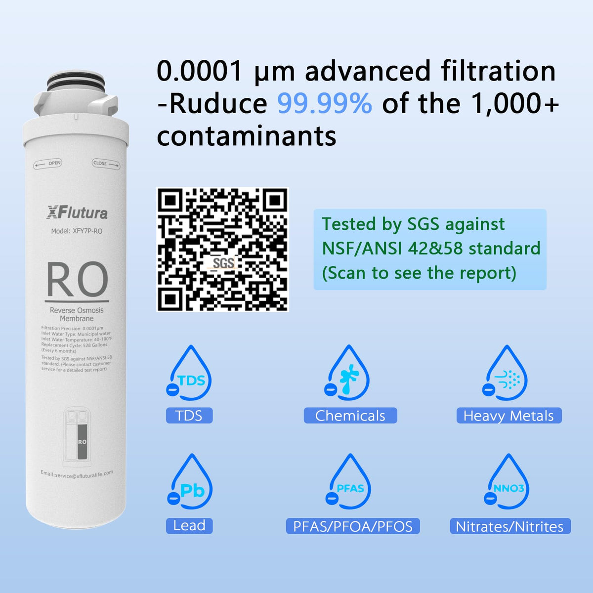 XFlutura BPA-free materials ensure safe daily water refreshment.