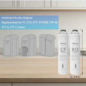 XFlutura carbon filter cartridges pack enhances taste and odor reduction.