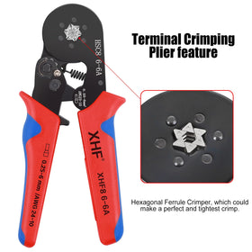 XHF 1700pcs ferrules pack supports versatile wiring projects