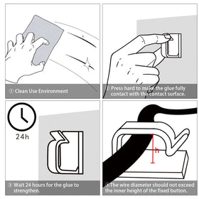 XHF no-residue adhesive lifts cleanly without staining surface.