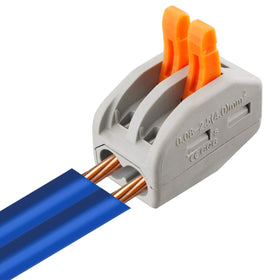XHF2018 lever connectors close-up of the lever design enabling easy one-handed operation