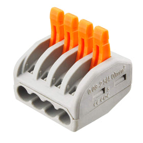 XHF2018 lever connector back-test-hole enables quick verification of energized wires.