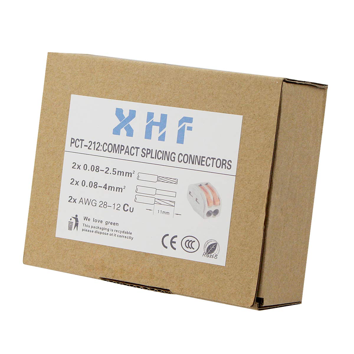 XHF2018 lever connectors packaging for quick purchase