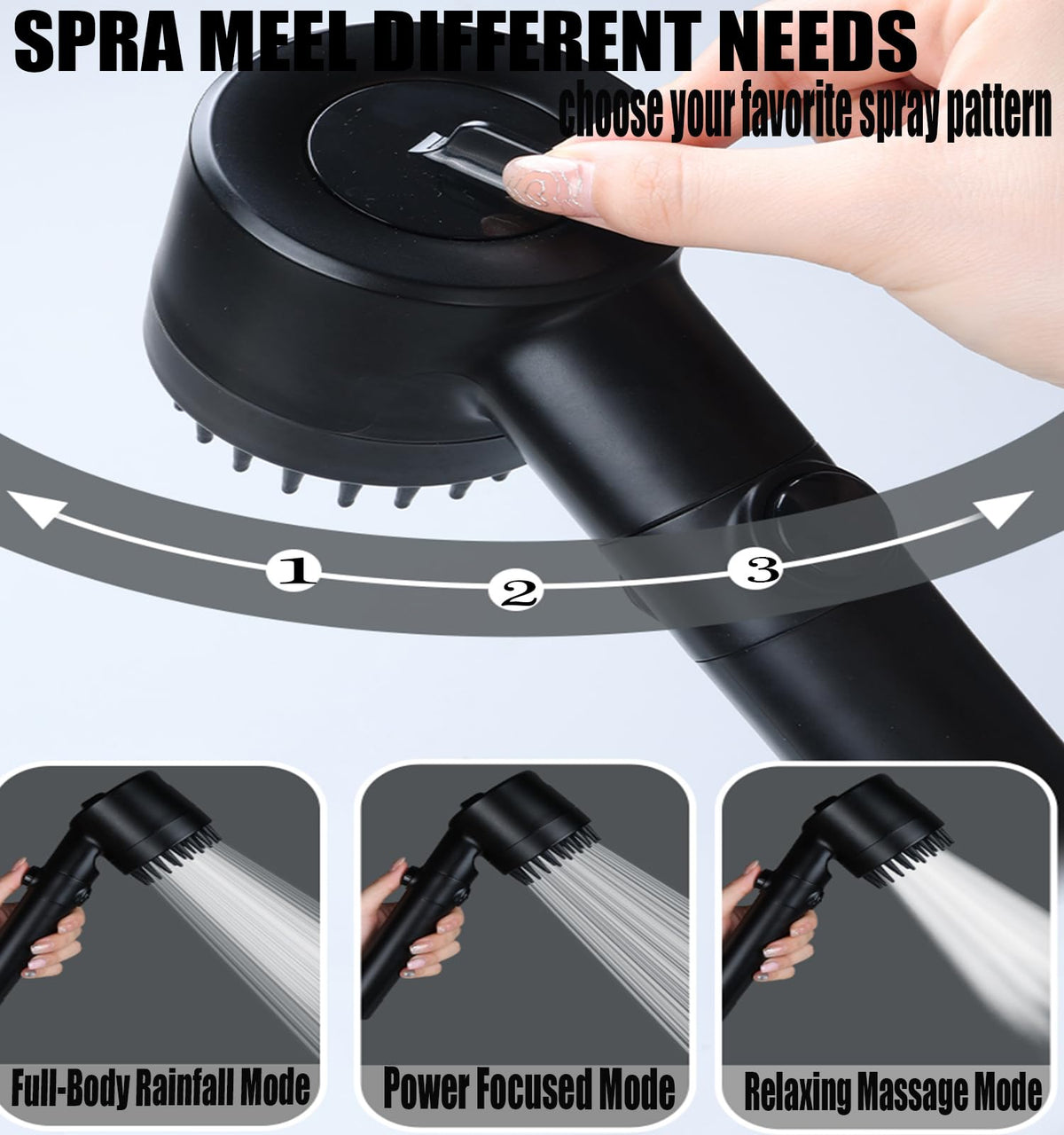 Xianshengle high-pressure outlet holes ensure steady spray under low water pressure.