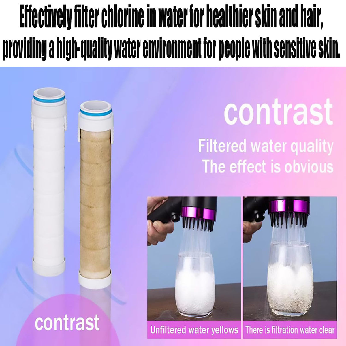 Xianshengle packaged set with hose and cotton filters for cleaner water