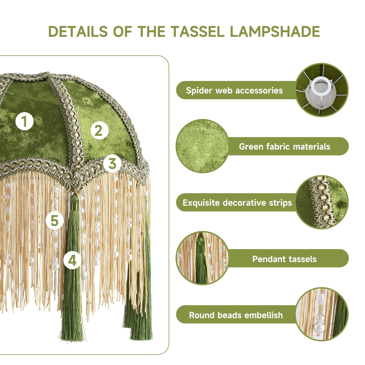 XiaoJuande lamp shade uses premium velvet for soft ambient diffusion.