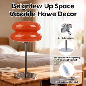 xiaojuande mushroom lamp compact size fits small desks and bedside tables