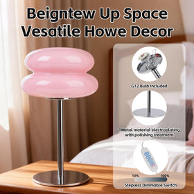 xiaojuande retro egg tart nightstand lamp for cozy evenings