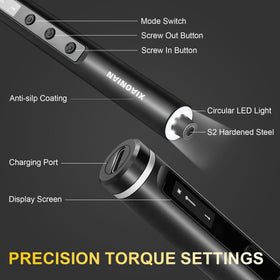 XIAONIAN built-in LED illuminates tight workspaces during assembly.