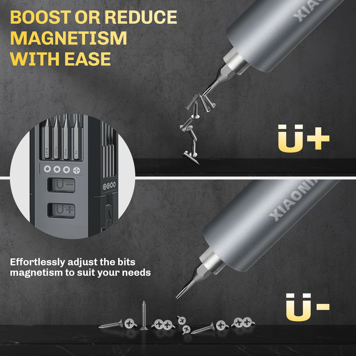 Compact portable kit fits in a bag for on-site fixes