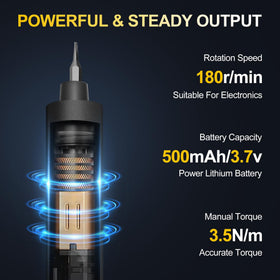 XIAONIAN USB-C charging for quick power while repairing on the go.