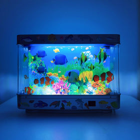 XiaYiTL cat-friendly decor provides decorative, low-maintenance aquarium-inspired lighting.