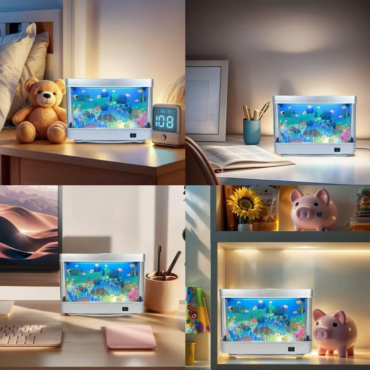 XiaYiTL US plug powered lamp is easy to set up anywhere.