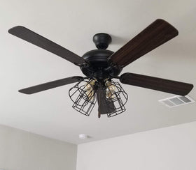XIDING open-style guard simplifies bulb changes and maintenance.
