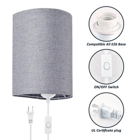 XIEYOR wall sconce set2 on/off switch for easy lighting control