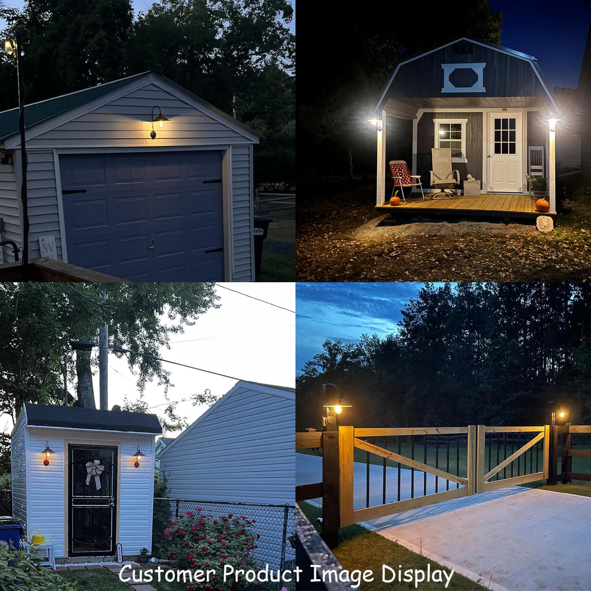 XIFEINIU solar barn light ideal for barns, porches, and sheds.