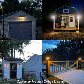 XIFEINIU solar barn light ideal for barns, porches, and sheds.