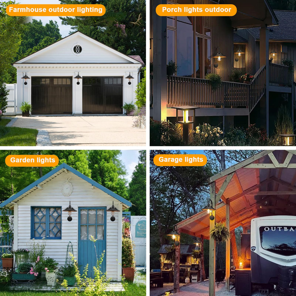 XIFEINIU solar barn light rustproof metal resists harsh outdoor weather.