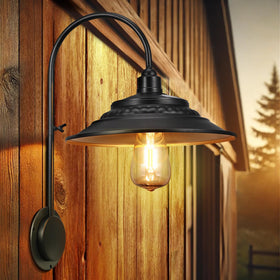 XIFEINIU solar barn light waterproof metal shell withstands rain and wind efficiently.