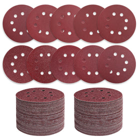 xihihiaa sanding discs 5in 8-hole pack versatile for material removal and finishing
