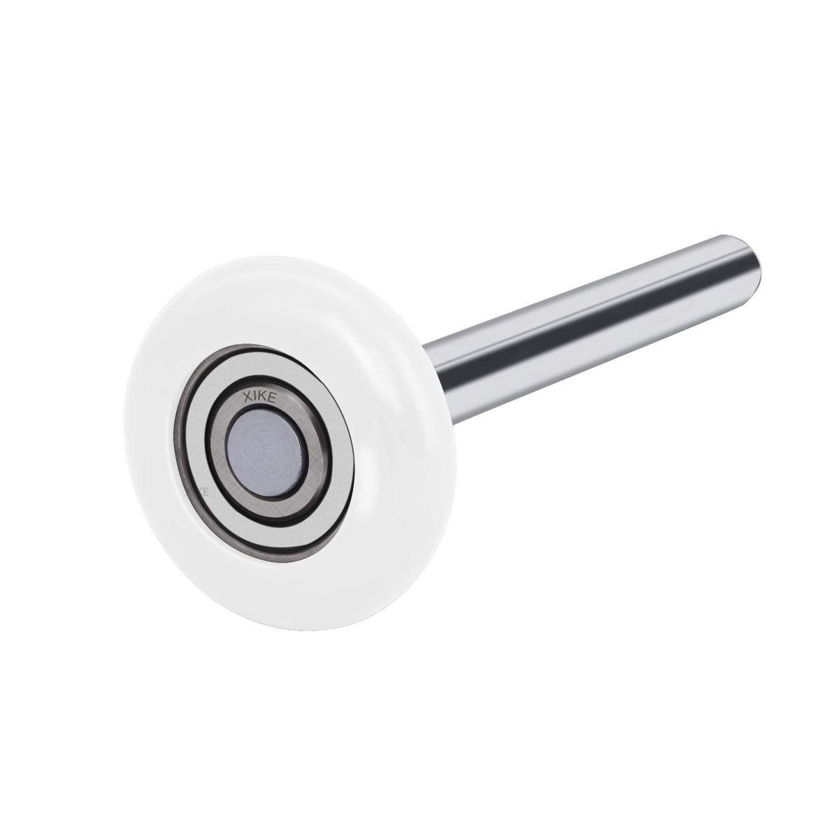 XIKE durable nylon roller assembly; built for long-lasting garage use.