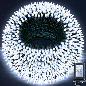 XIKENGSHQ 350LED 90FT lights on a tree provide safe, dimmable ambiance
