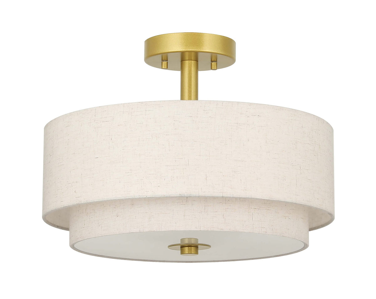 XiNBEi Lighting dimmable brass finish for adjustable brightness