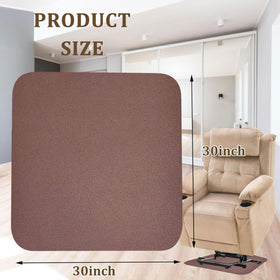 Xinhw recliner pad provides floor protection on hardwood and carpets.