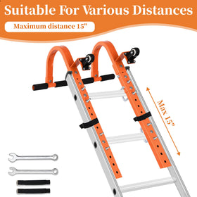 Xinrintong adjustable-mounting-holes allow ladder fit for different pitches.