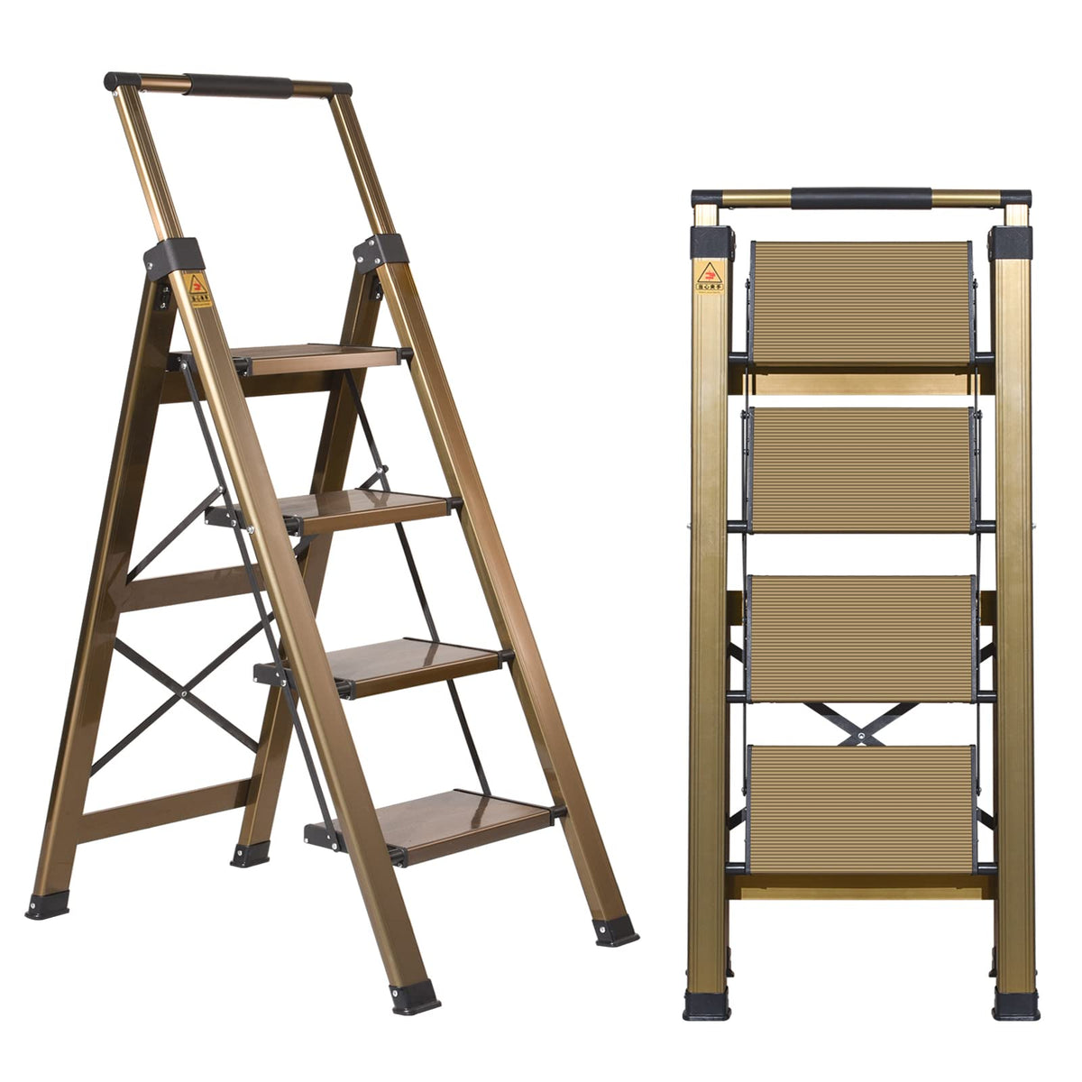 XinSunho 4-step ladder folded compact for easy storage
