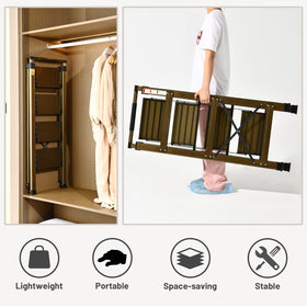 XinSunho anti-slip wide pedals for safer footing on each step