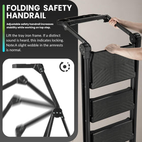XinSunho folding handrail and tool tray integrated for quick access.