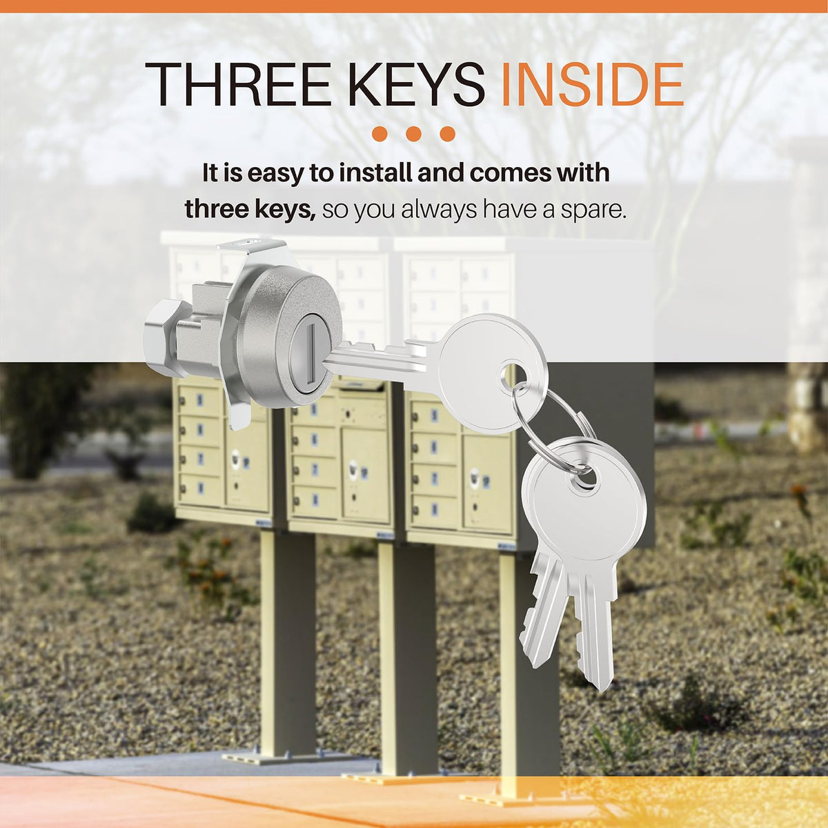 Xinxinlin L-1172C packaging with three keys and warranty info.
