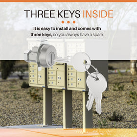 Xinxinlin L-1172C packaging with three keys and warranty info.