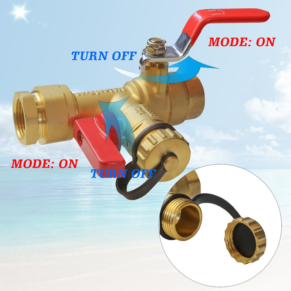 Xiny Tool pressure relief valve providing safe, controlled pressure release during servicing.