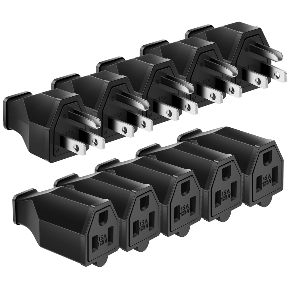 XINYIELE extension ends: male plug end 3-prong for quick field replacement.