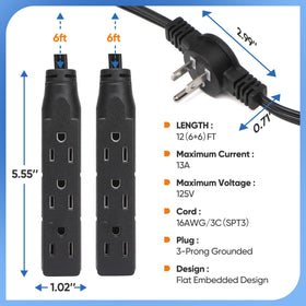 XINYIELE flat wall plug design keeps outlets flush for tight spaces