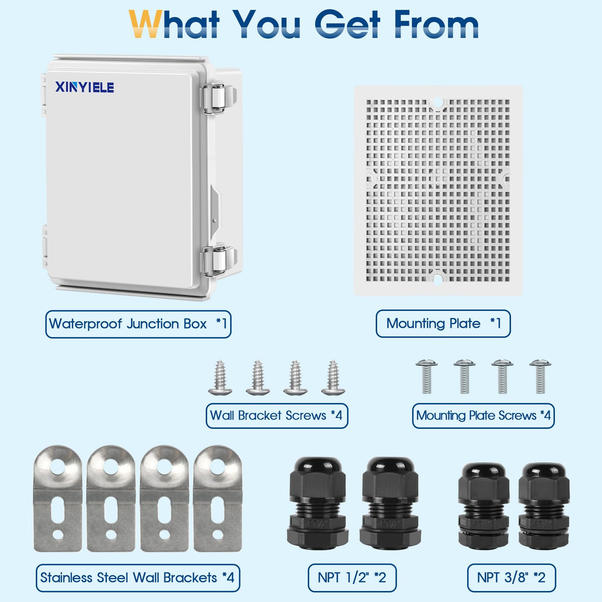 XINYIELE versatile enclosure suitable for residential, commercial, and industrial applications
