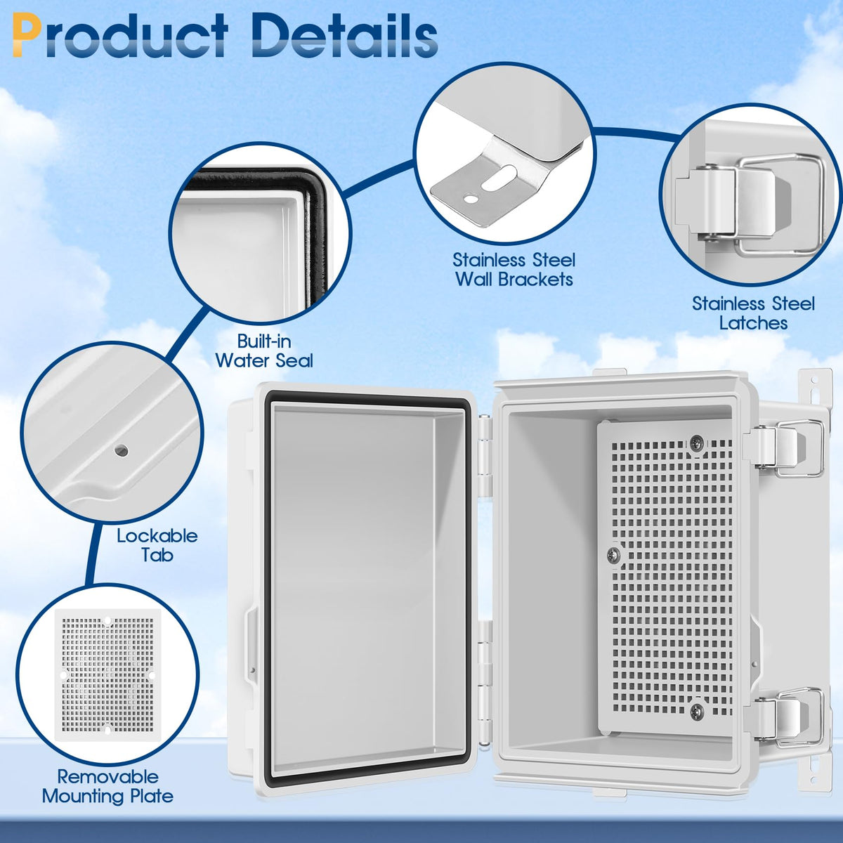 XINYIELE wall-mount brackets enabling quick, stable installation
