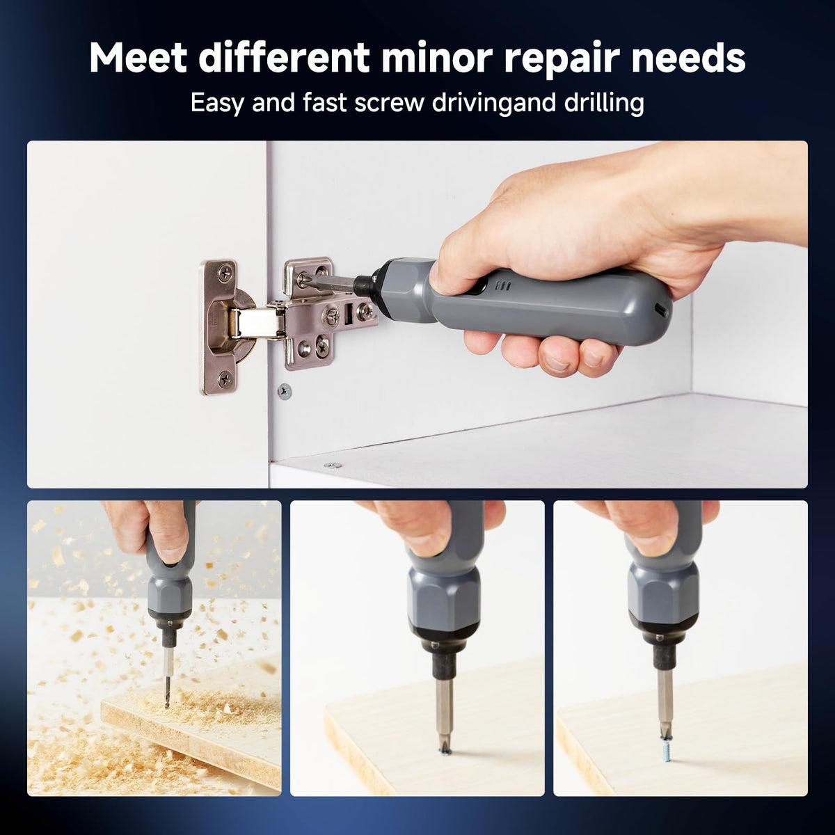 XIOOHXBS 250 RPM speed for fast and precise screw driving