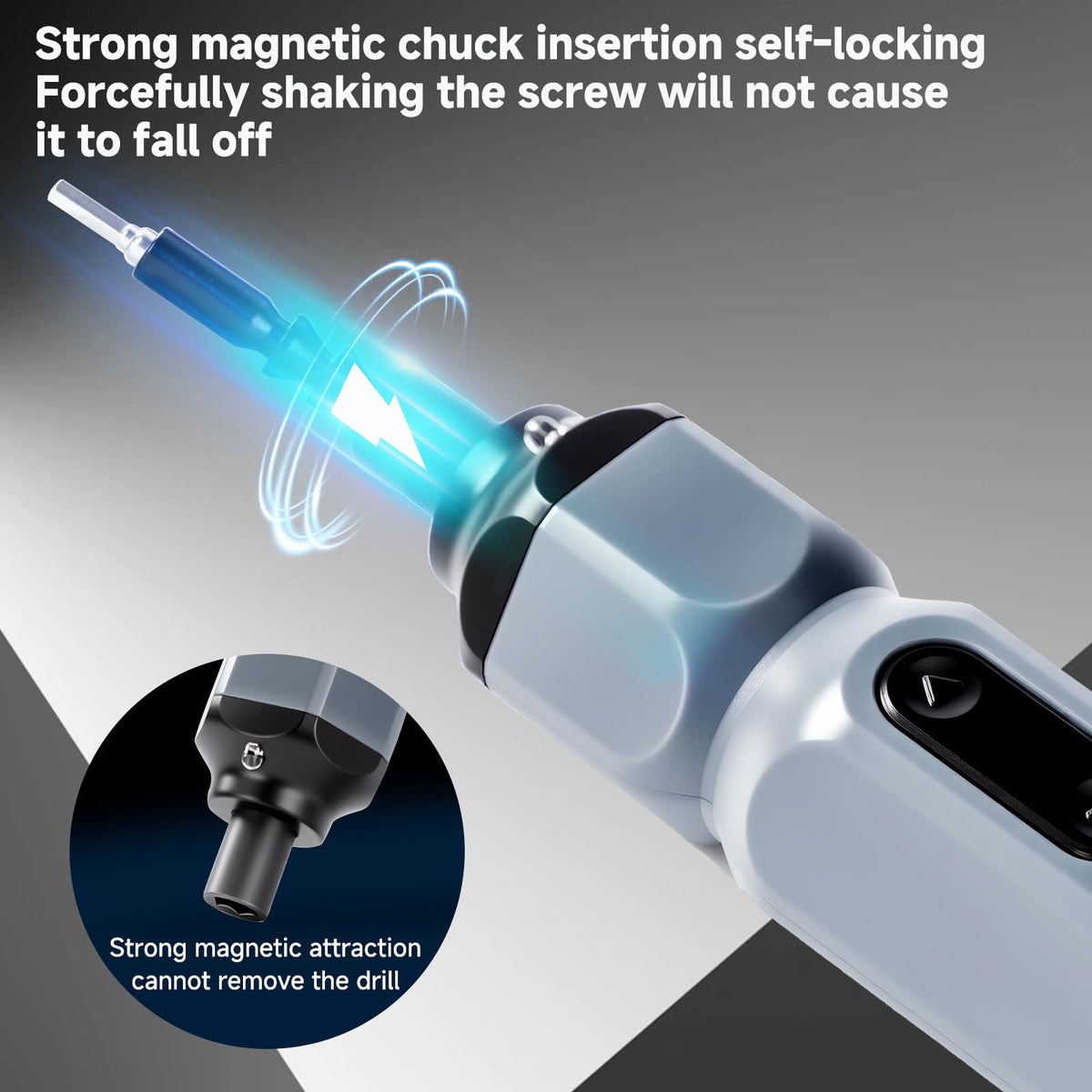 XIOOHXBS screwdriver battery 1300mAh with USB C charging for quick top ups