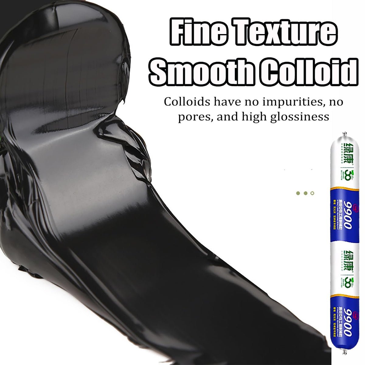XIRUJNFD 9900 Sealant extrusion demonstrates smooth application for clean joints