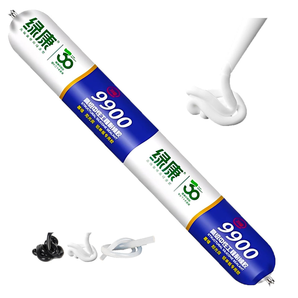 XIRUJNFD 9900 sealant white extrusion detail for a seamless waterproof seal