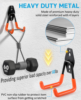 Xislet jeep door hangers easy-install for plaster, wood, brick, or concrete walls