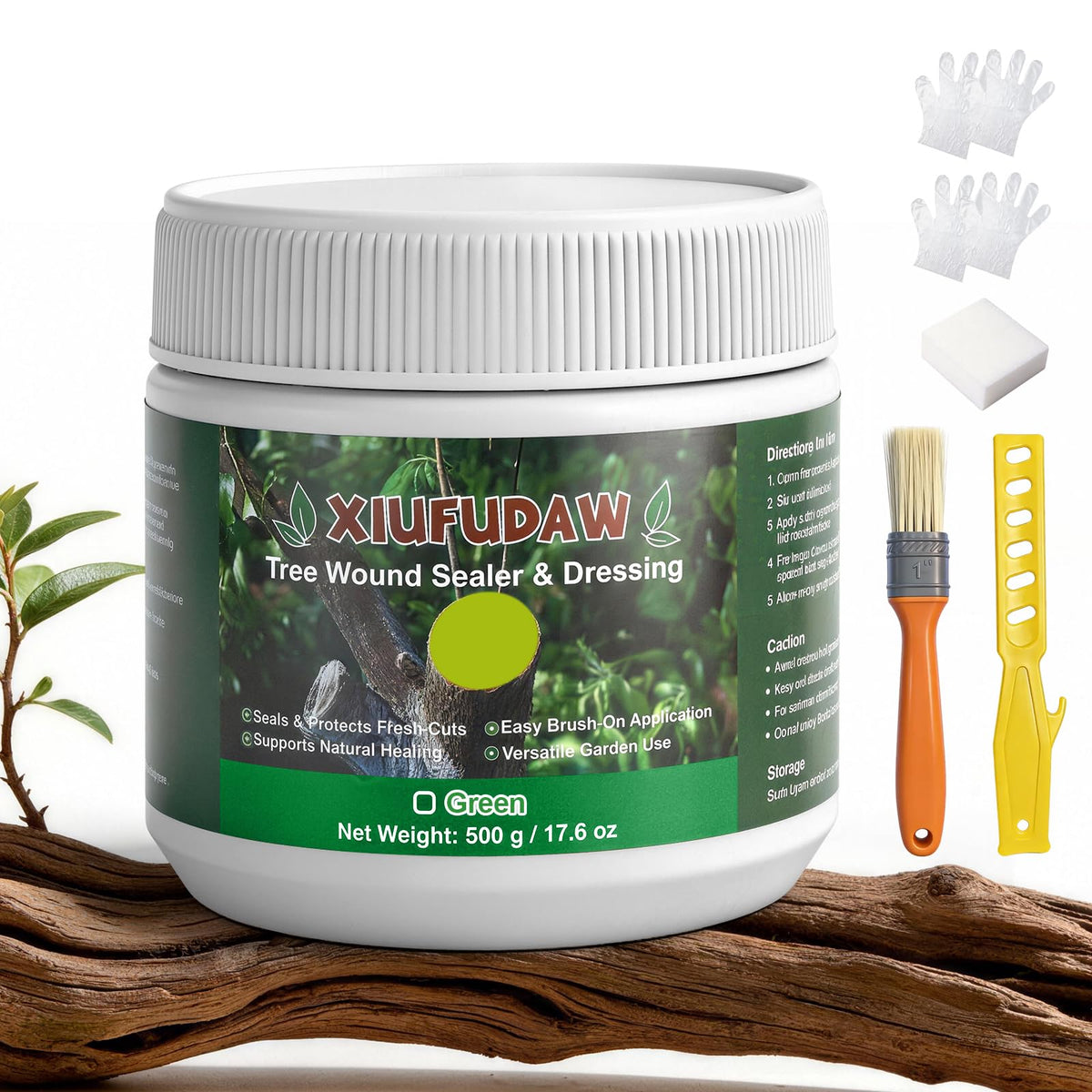 Xiufudaw Tree Wound Sealer bottle-application protects pruning cuts with a fast-acting seal.
