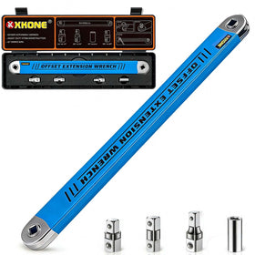 XKONE extension wrench reaching tight spots under the hood with a compact profile.