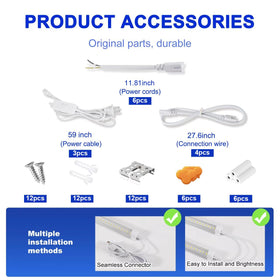 xlnyuui led shop light 4ft 2-year warranty and reliable support