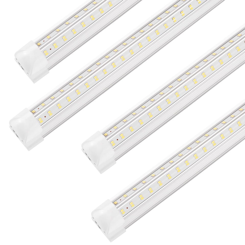 XLNYUUI LED shop light 4ft front view highlights bright daylight for garages.