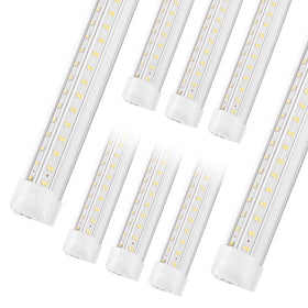 XLNYUUI LED shop light 4ft delivers bright daylight illumination for garages and workshops.
