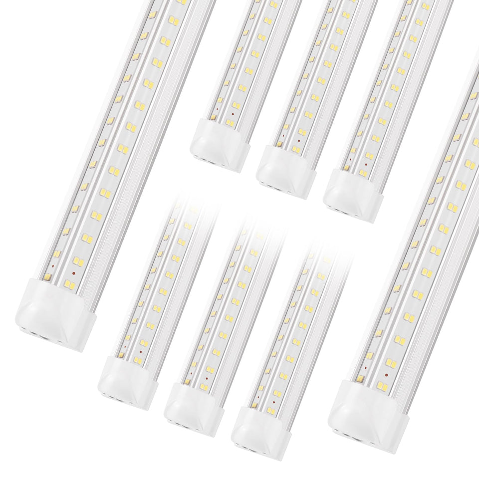 XLNYUUI LED shop light 4ft delivers bright daylight illumination for garages and workshops.
